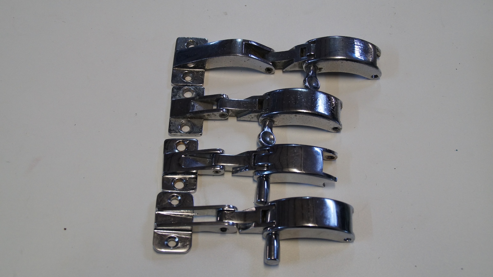 The different types of FHC 1/4 light hinges