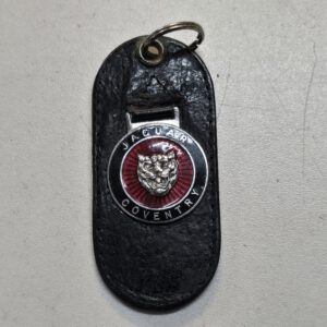 Rare Original Jaguar E-Type Growler Key Fob – Red Enamel – CVD Made in England