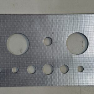 Original Jaguar E-Type 3.8 Cross-Hatch Aluminium Instrument Gauge Panel – 1962–1963